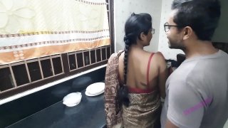 Indian Kitchen Sex - Bengali Wife Cheats on Her Husband when he is Not Present at Home 