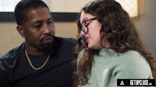 UP CLOSE - Stunning Leana Lovings Absolutely Wants Isiah Maxwell's Huge Dick Inside Her! CUM ON  ASS 