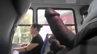 Public masturbation on a bus turns him on 